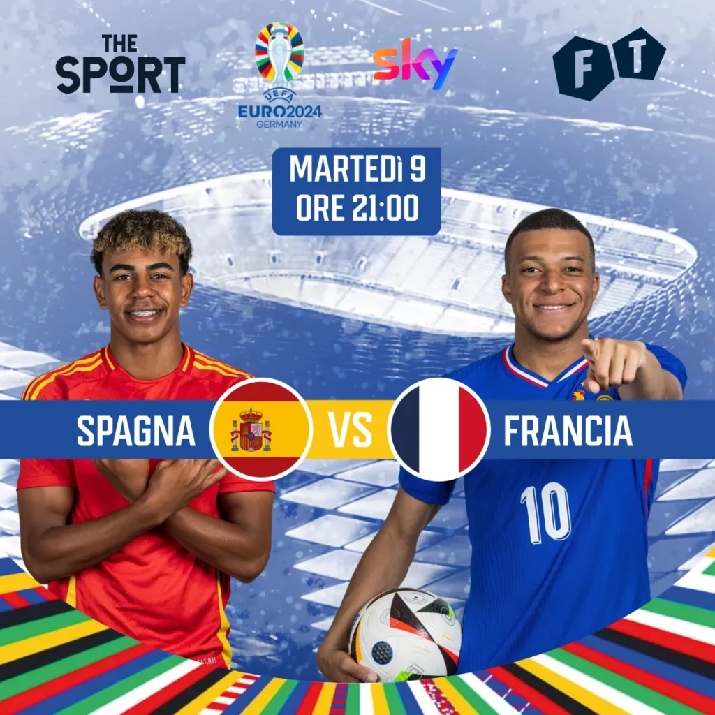 Spagna - Francia semifinale di Euro2024 Live